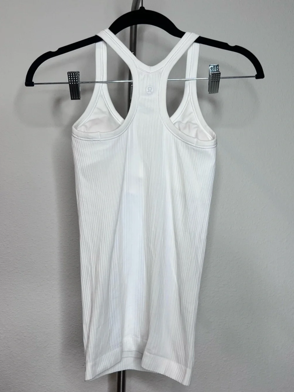 Lululemon Ribbed Racerback Tank Top with Shelf Bra - Picture 2 of 3